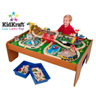 Ride Around Town Train Set & Table - Kid Kraft - eBeanstalk