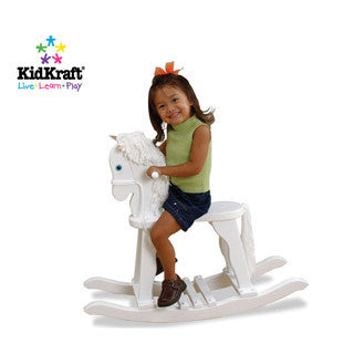 Derby Rocking Horse WHITE - Kid Kraft - eBeanstalk