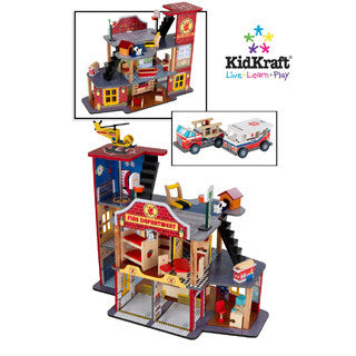 Deluxe Fire Rescue Set - Kid Kraft - eBeanstalk