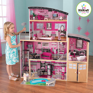 Sparkle Mansion Dollhouse - Kid Kraft - eBeanstalk