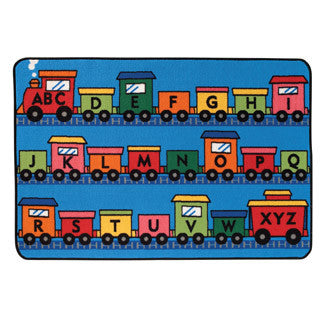 Alphabet Train Carpet - Carpets For Kids - eBeanstalk