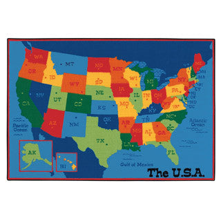 USA Map Carpet - Carpets For Kids - eBeanstalk