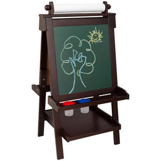 Deluxe Wood Easel Espresso - Kid Kraft - eBeanstalk