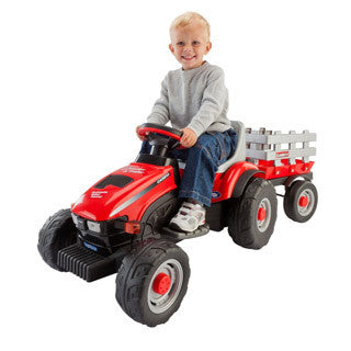 Case IH Lil Tractor & Trailer - Peg Perego - eBeanstalk